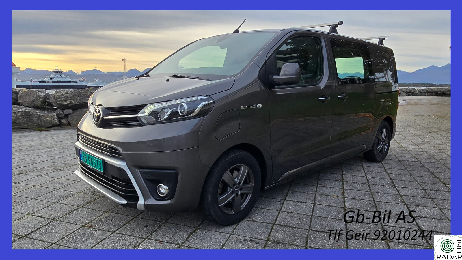 TOYOTA PROACE 75kWt/L2/330km/krok/Kam/2xskyvvedør/Nav/9mndGARANTI