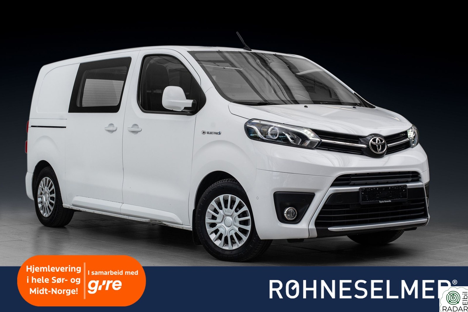 TOYOTA PROACE Rimelig elektrisk varebil//311 km WLTP
