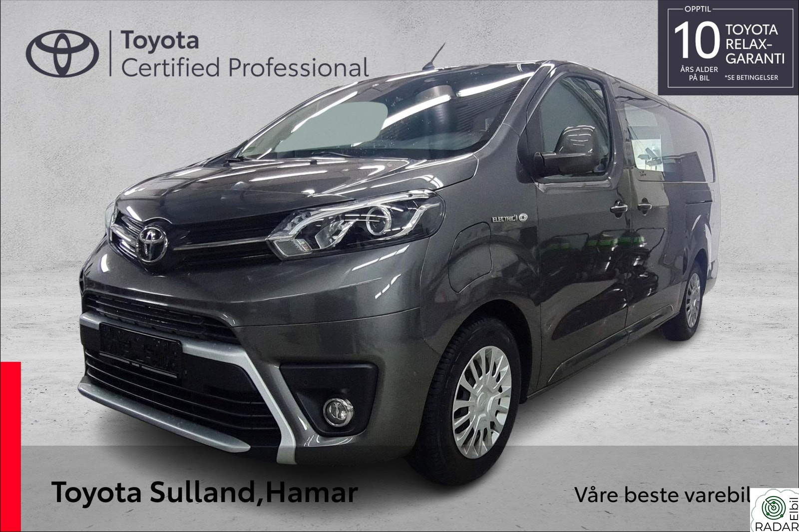 TOYOTA PROACE L2 Electric 75kWt - Comfort - Hengerfeste