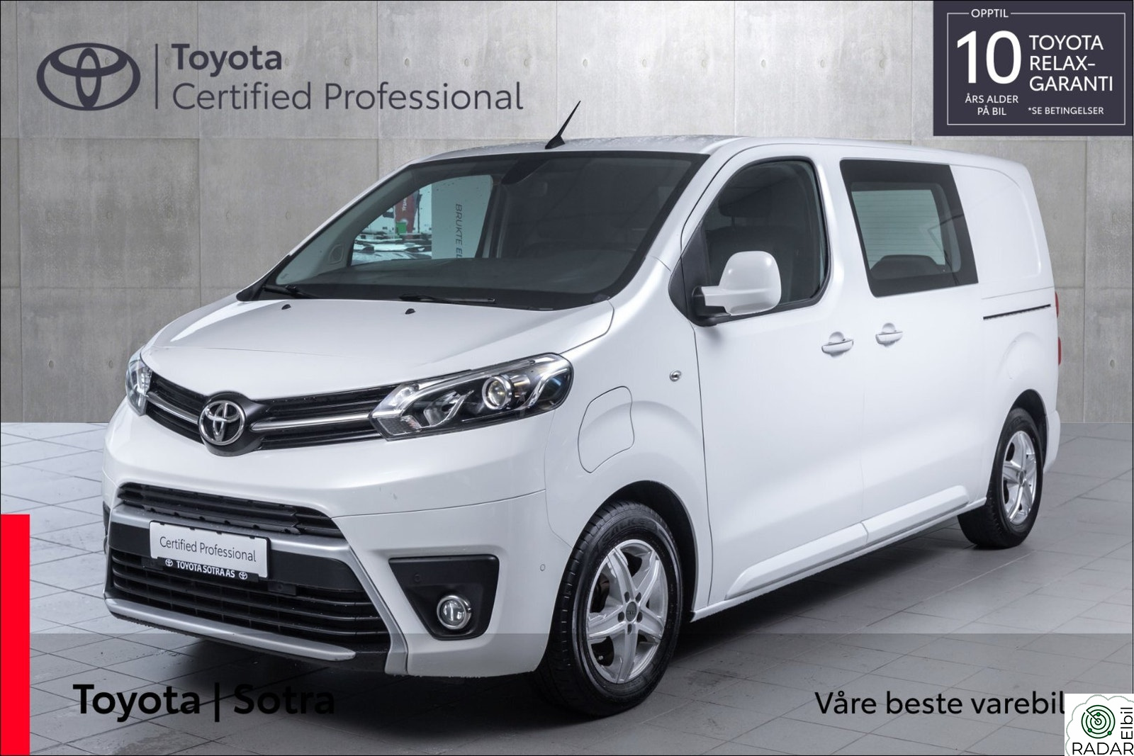 TOYOTA PROACE Electric 75kWt Comfort Fleet L1H1 THB