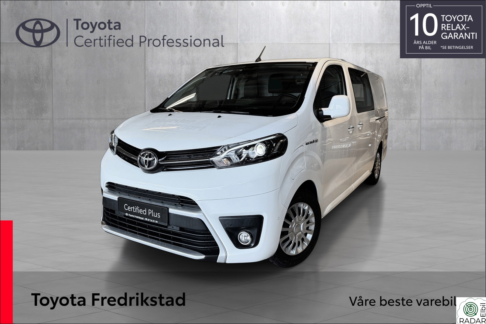 TOYOTA PROACE Electric 75kWt Comfort L2H1 THB