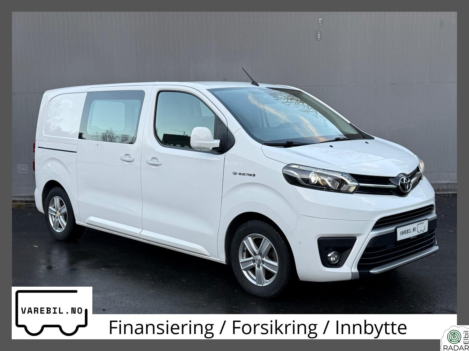 TOYOTA PROACE Electric 75 kWh 313 KM EUOK 2027 NY SERVICE