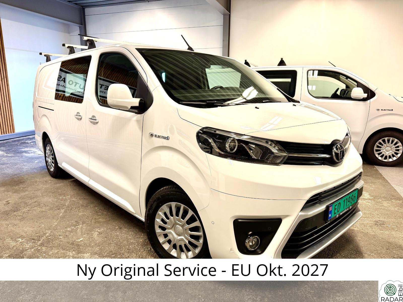 TOYOTA PROACE 75 kWh L2-Lang Comfort/Krok/Kamera/Blis/Takstativ/BT ++