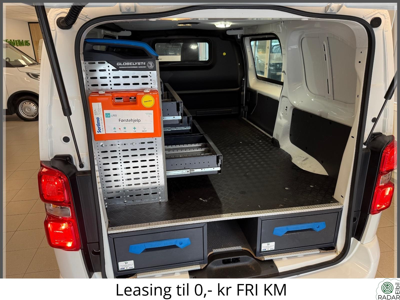 TOYOTA PROACE Electric 75kWh/Sortimo innredning/R.Kam/Skyvedør/Krok