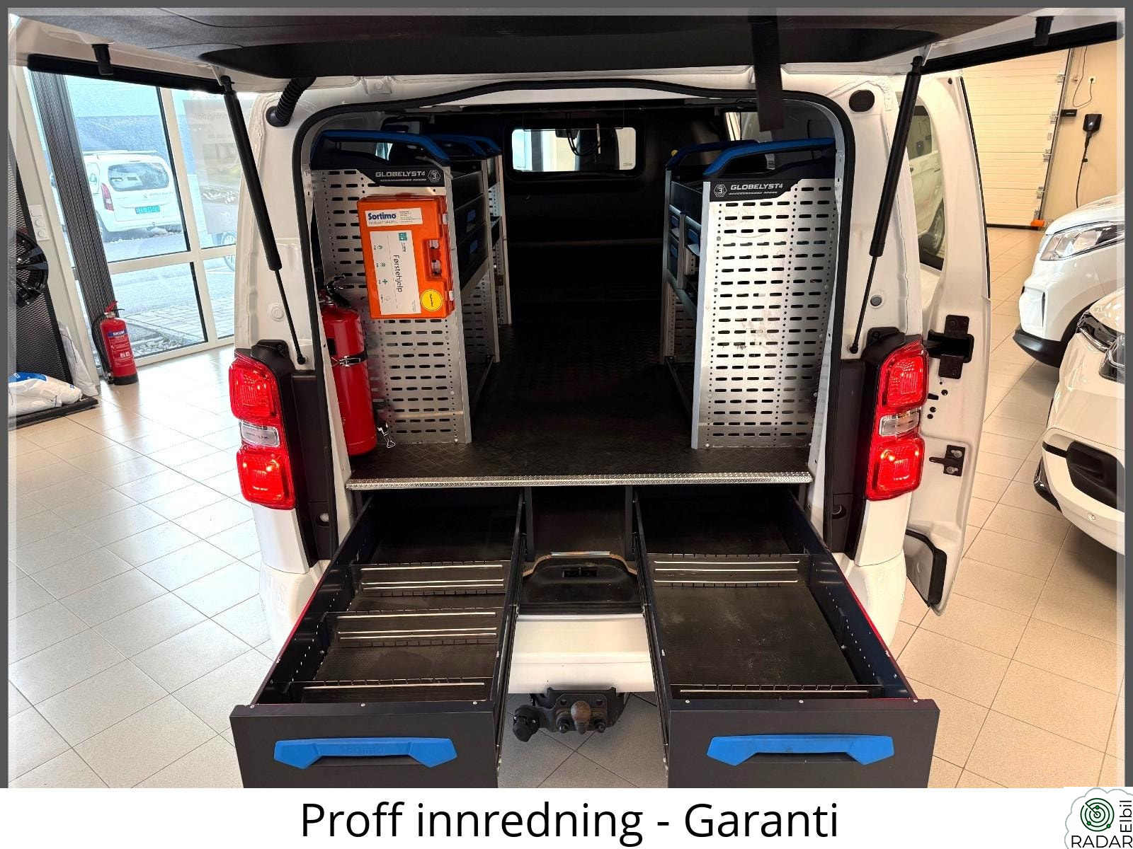 TOYOTA PROACE Electric 75kWh/Sortimo innredning/R.Kam/Skyvedør