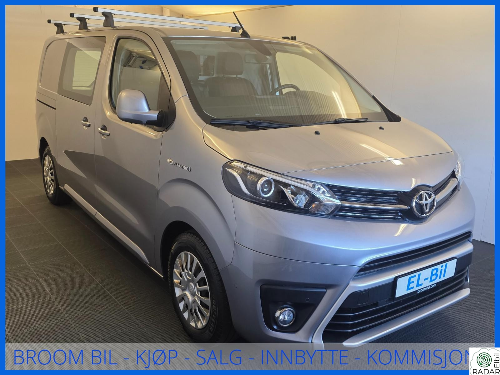 TOYOTA PROACE L1 EV 75kWh 310KM WLTP/KAMERA/NAVI/3-SETER/NYBILGARNATI