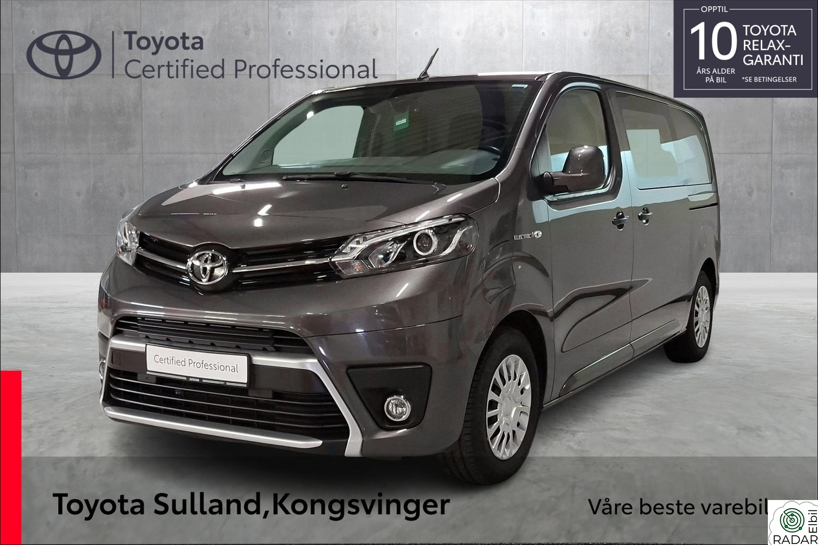 TOYOTA PROACE Lav km I Kompl. service I Meget velholdt (Comfort L1)