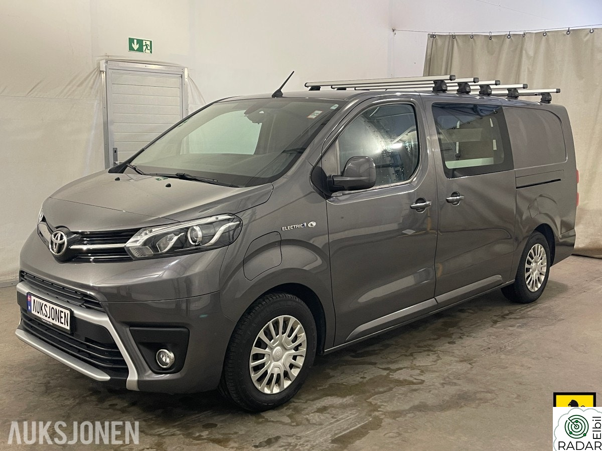 TOYOTA PROACE ELECTRIC 75kWT 136 HK HENGERFESTE KAMERA NAVI CRUISE SK