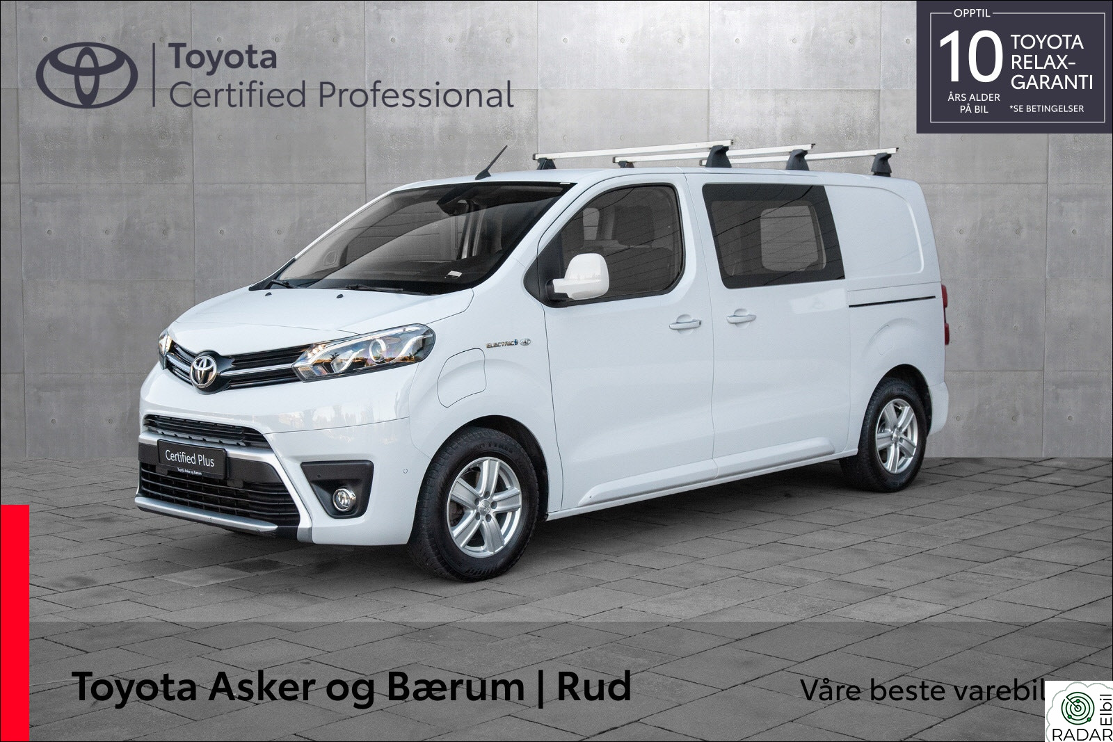 TOYOTA PROACE Electric 75kWt Comfort Fleet L1H1 THB