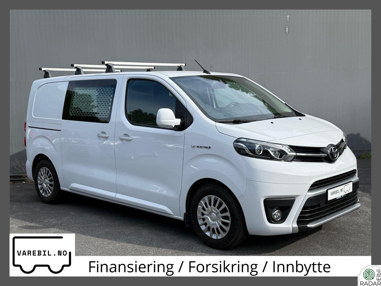 TOYOTA PROACE Electric 75 kWh 316 KM WLTP INNREDNING GARANTI ++