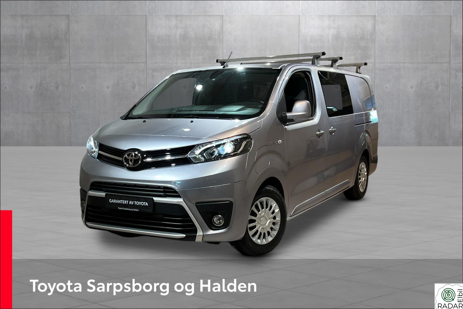 TOYOTA PROACE Electric 75kWt Comfort Fleet L2H1 THB, HENGERFESTE,