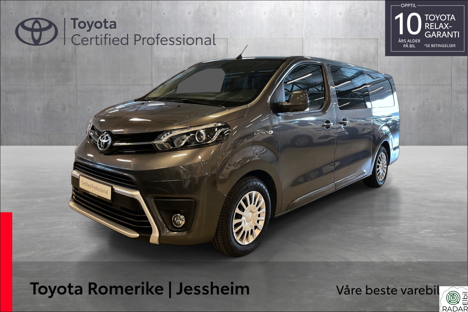 TOYOTA PROACE Electric 75kWt Comfort L2H1 THB