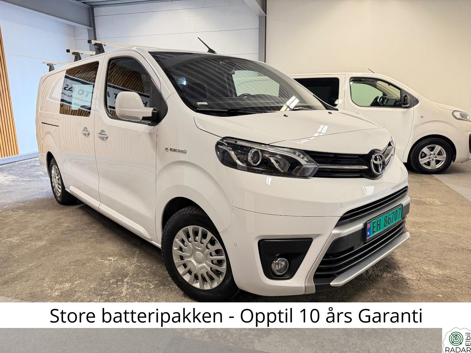 TOYOTA PROACE 75kWh L2-Lang/Innredning/Kamera/Krok/EU 04-28/Lav km++