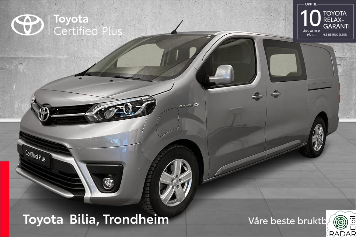 TOYOTA PROACE Comfort Lang/2 sidedører/75 kw/2 sett hjul/KAMPANJE!/