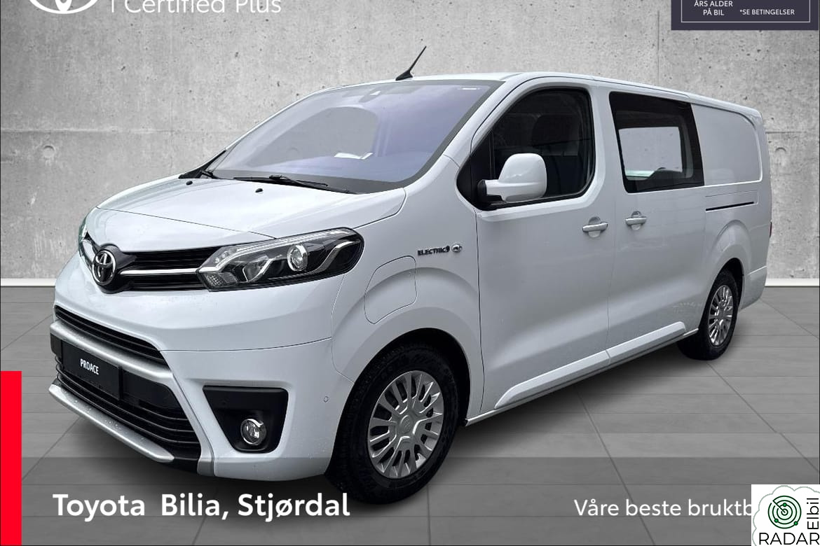 TOYOTA PROACE Electric lang, SE KM STAND, flott eksemplar.
