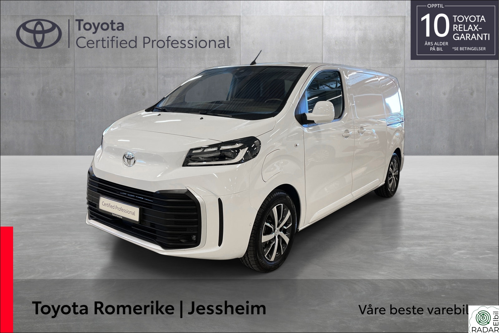 TOYOTA PROACE Electric 75kWt Comfort Plus L1H1 THB