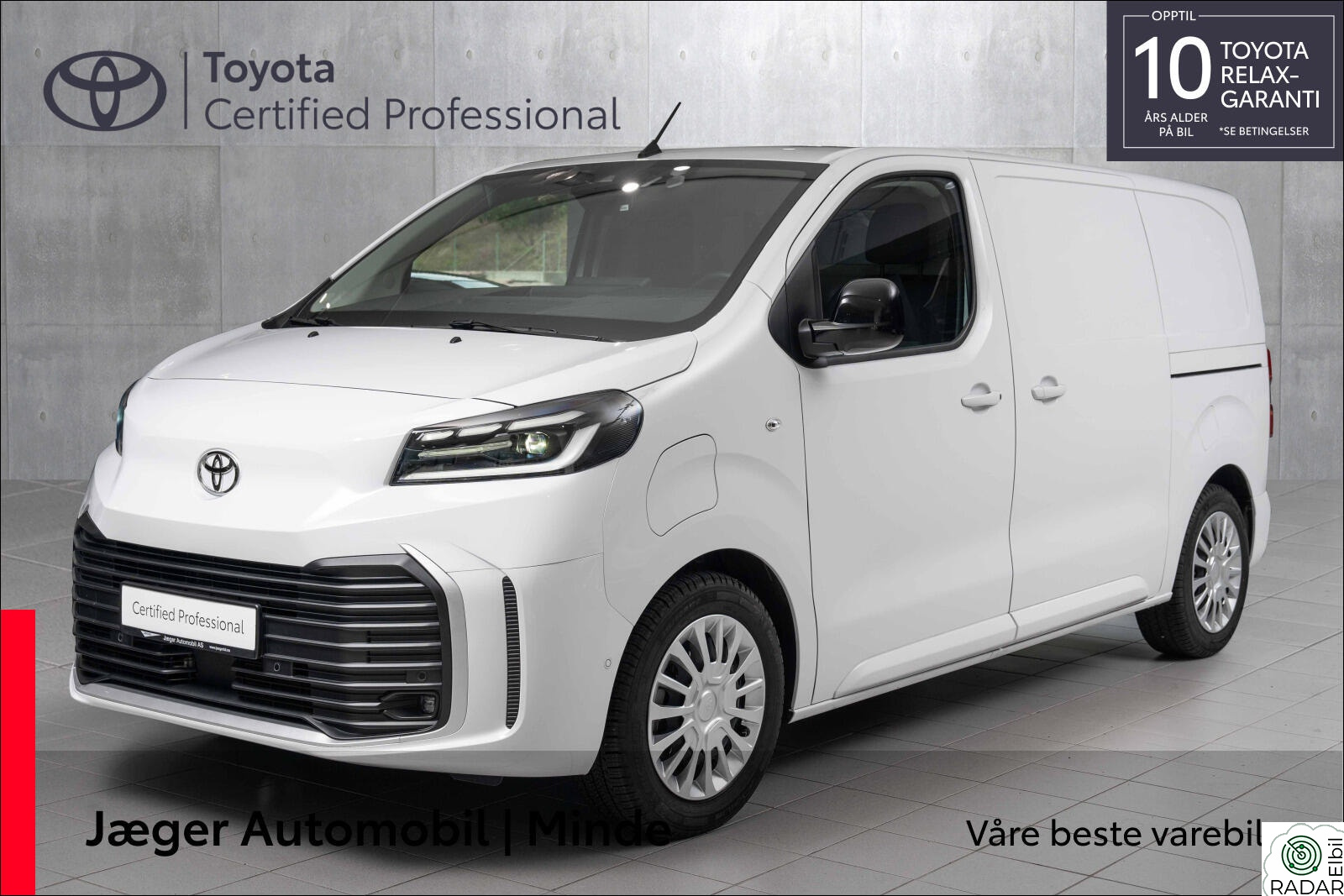 TOYOTA PROACE Electric 75kWt Comfort L1H1 THB