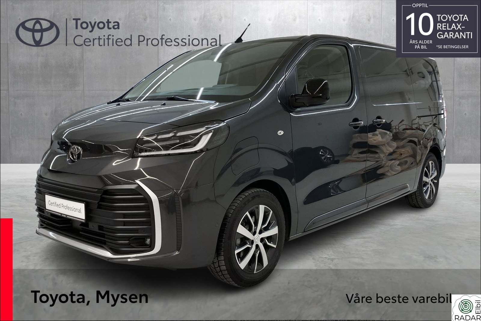 TOYOTA PROACE Electric L1 Medium - Comfort plus, H.feste