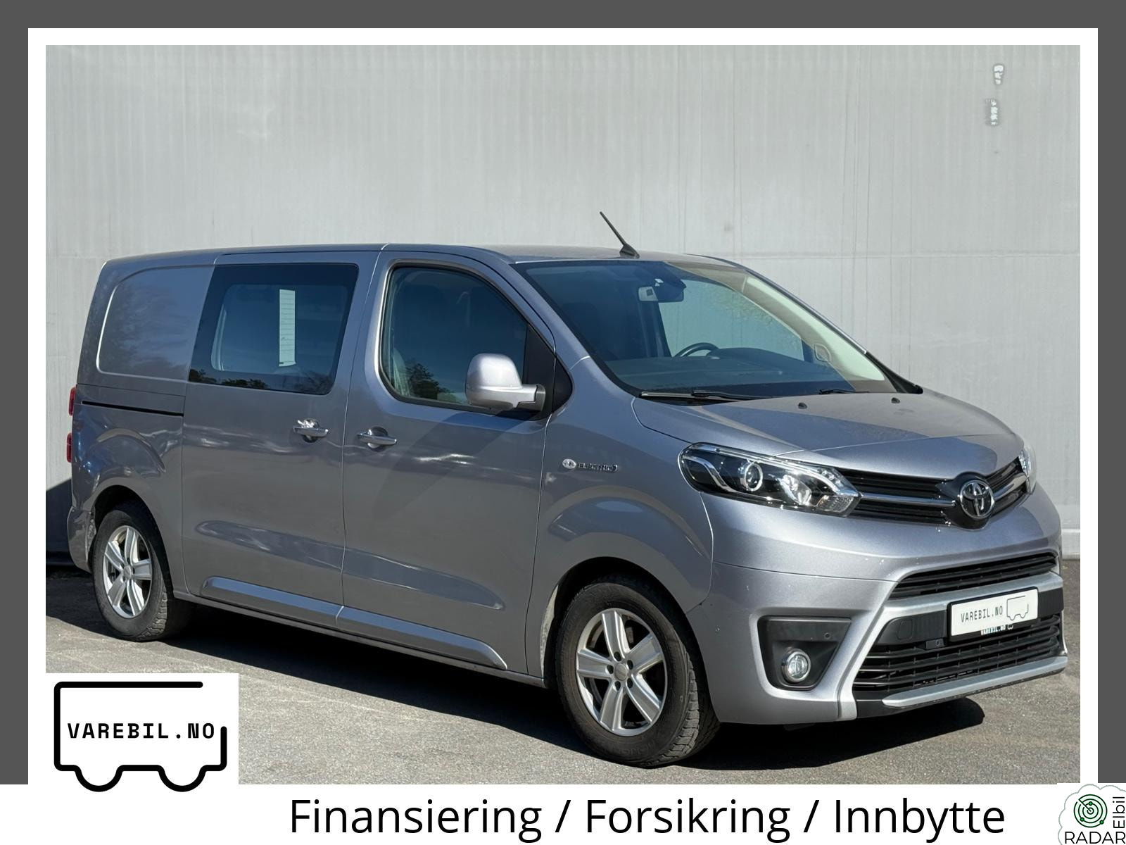 TOYOTA PROACE Electric 75 kWh 313 KM INNREDNING EUOK 2027 GARANTI