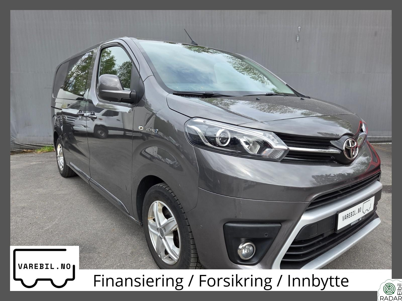 TOYOTA PROACE Electric 75 kWh 313 KM INNREDNING