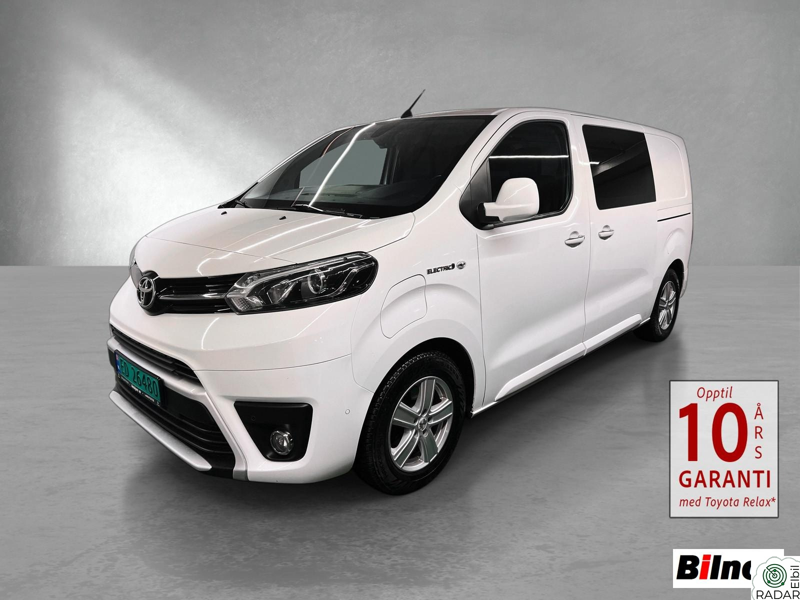 TOYOTA PROACE Electric 75 kWh Comfort // L1H1 // 2 x Skyvedør //