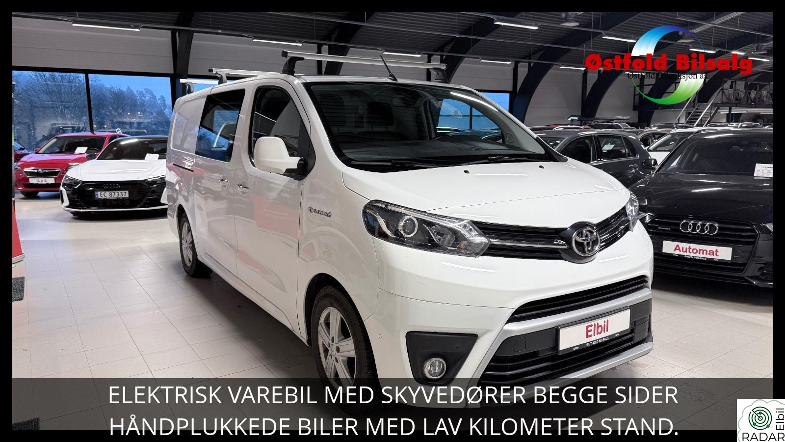 TOYOTA PROACE L2 COMFORT ELECTRIC 75KW WLTP 310 RYGGEKAMERA NAVI KROK