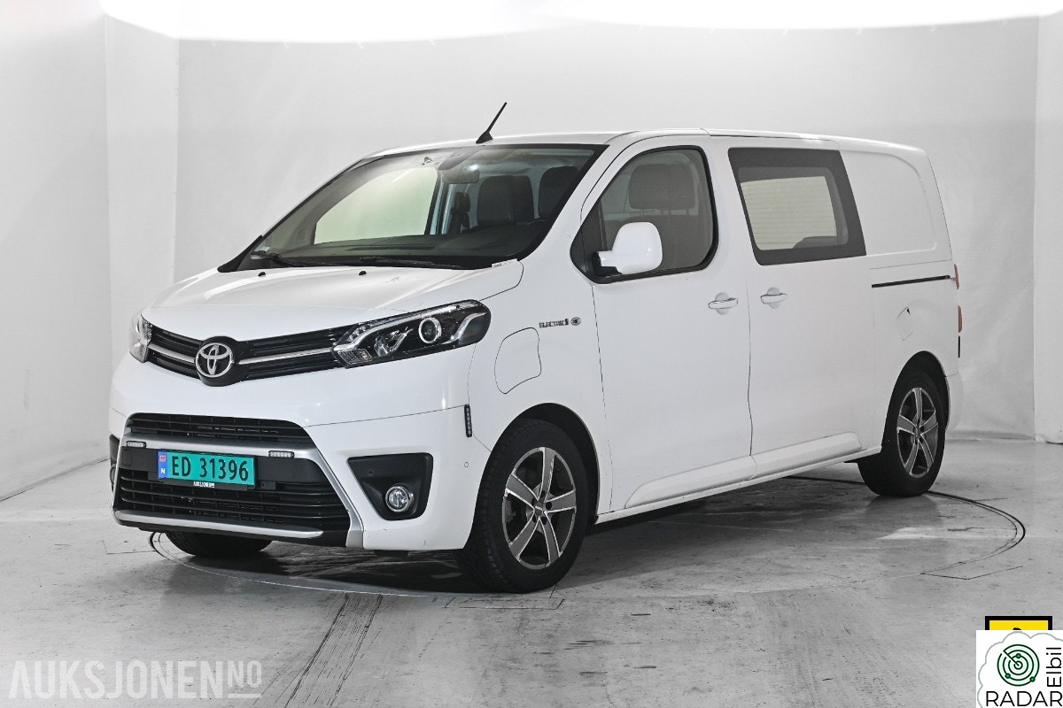 TOYOTA PROACE ELECTRIC 75 KWH 136 HK L1 AUT HENGERFESTE KAMERA CRUISE