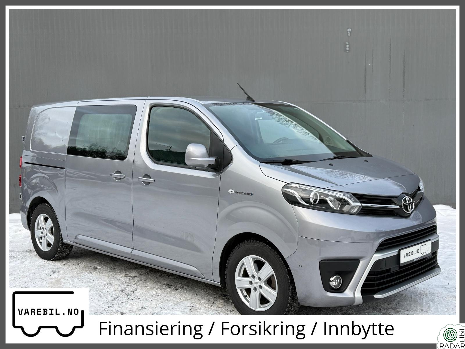 TOYOTA PROACE Electric 75 kWt 312 KM WLTP HENGERFESTE NY SERVICE