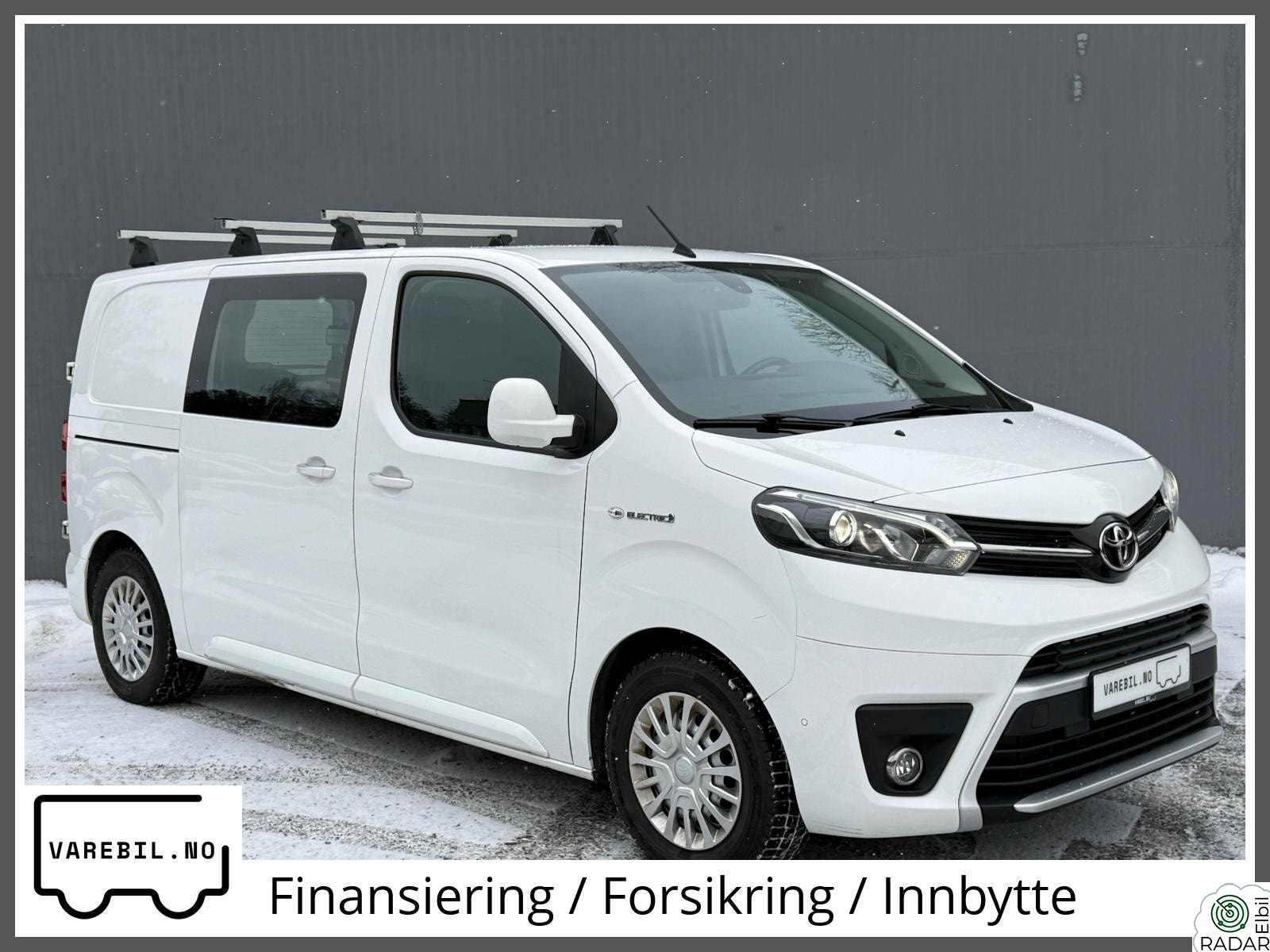 TOYOTA PROACE Electric 75 kWh 313 KM INNREDNING EUOK 2027 NY SERVICE