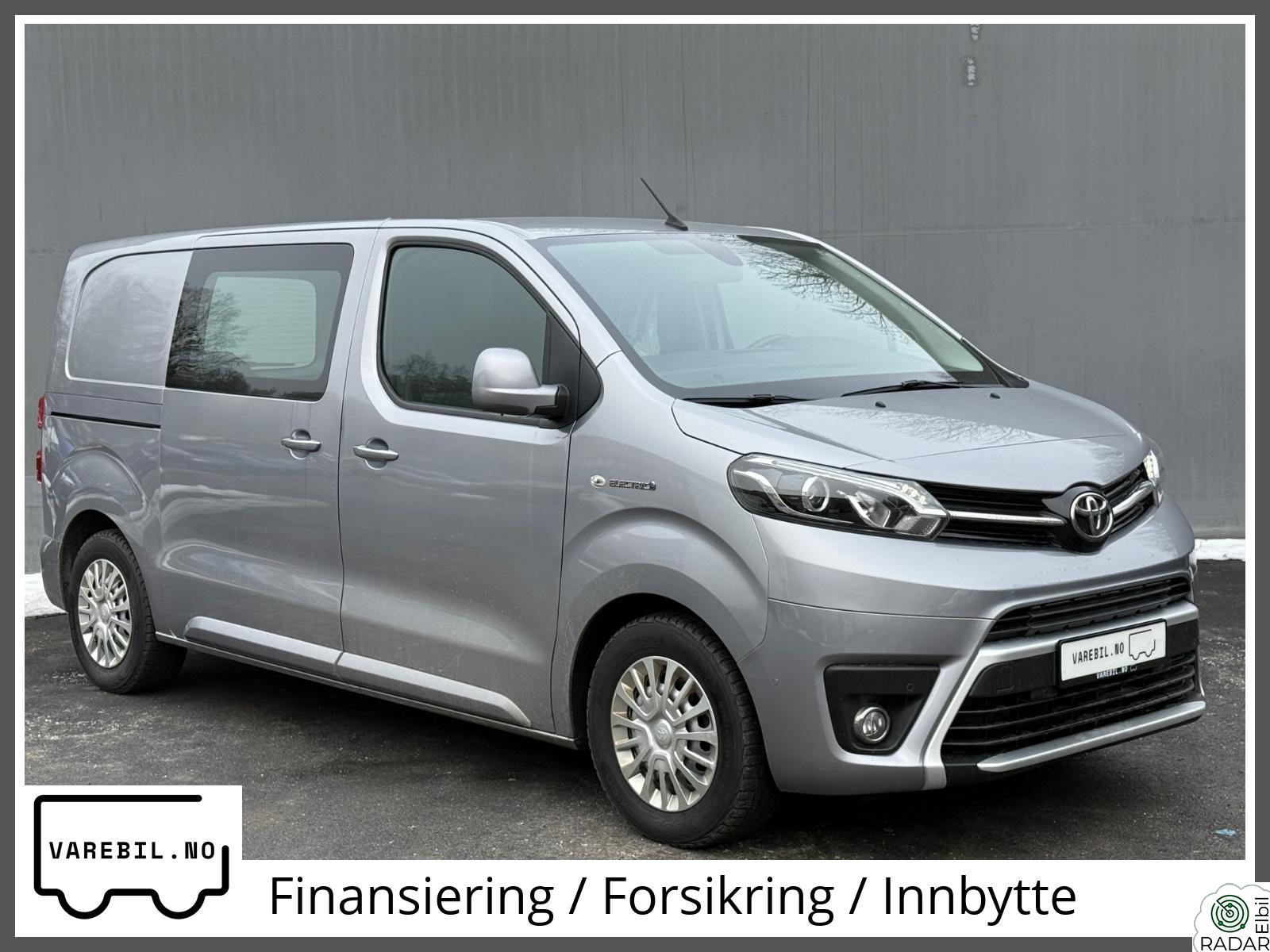 TOYOTA PROACE Electric 75 kWt 314 KM WLTP HENGERFESTE