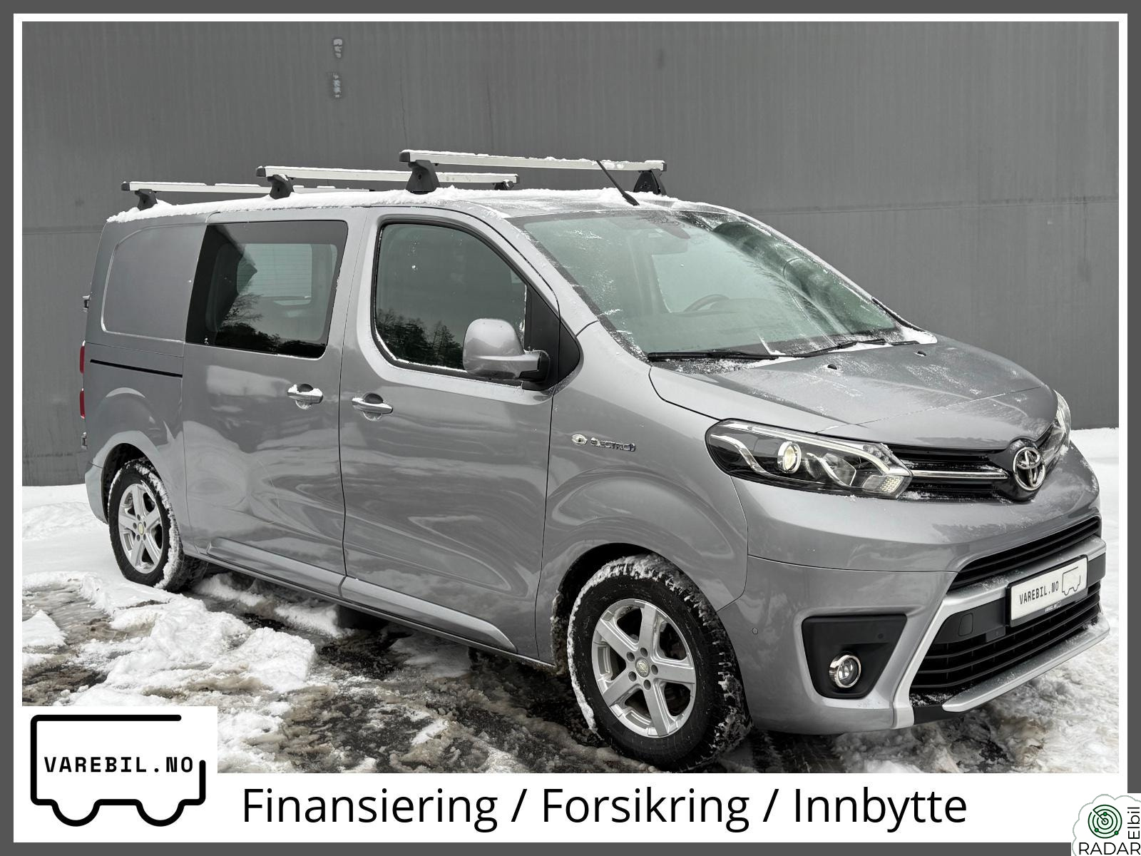 TOYOTA PROACE Electric 75 kWt 312 KM WLTP HENGERFESTE NY SERVICE