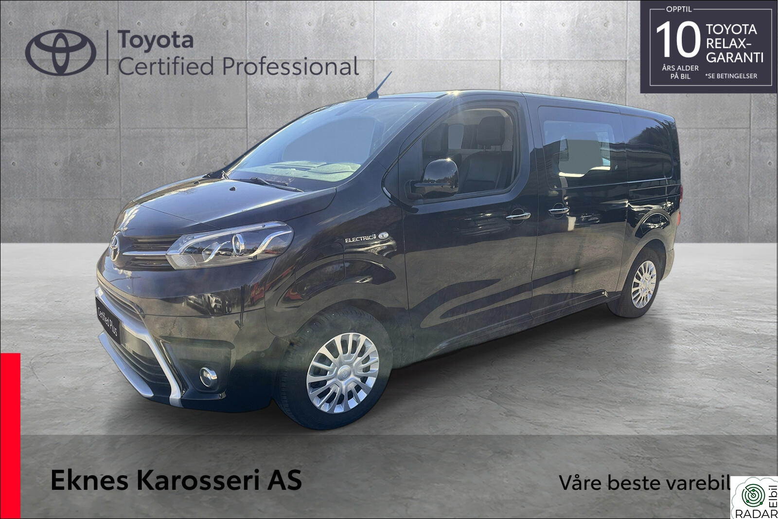 TOYOTA PROACE Electric 75kWt Comfort L1H1 SHB