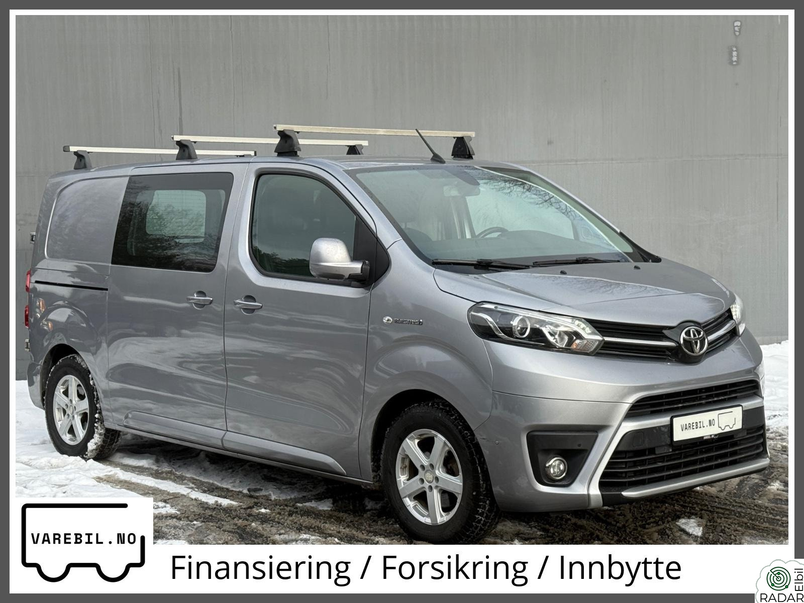 TOYOTA PROACE Electric 75 kWt 312 KM WLTP HENGERFESTE NY SERVICE