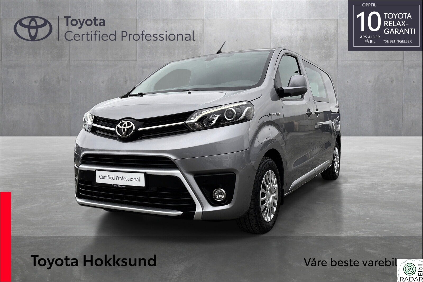 TOYOTA PROACE Electric 50kWt Comfort L1H1