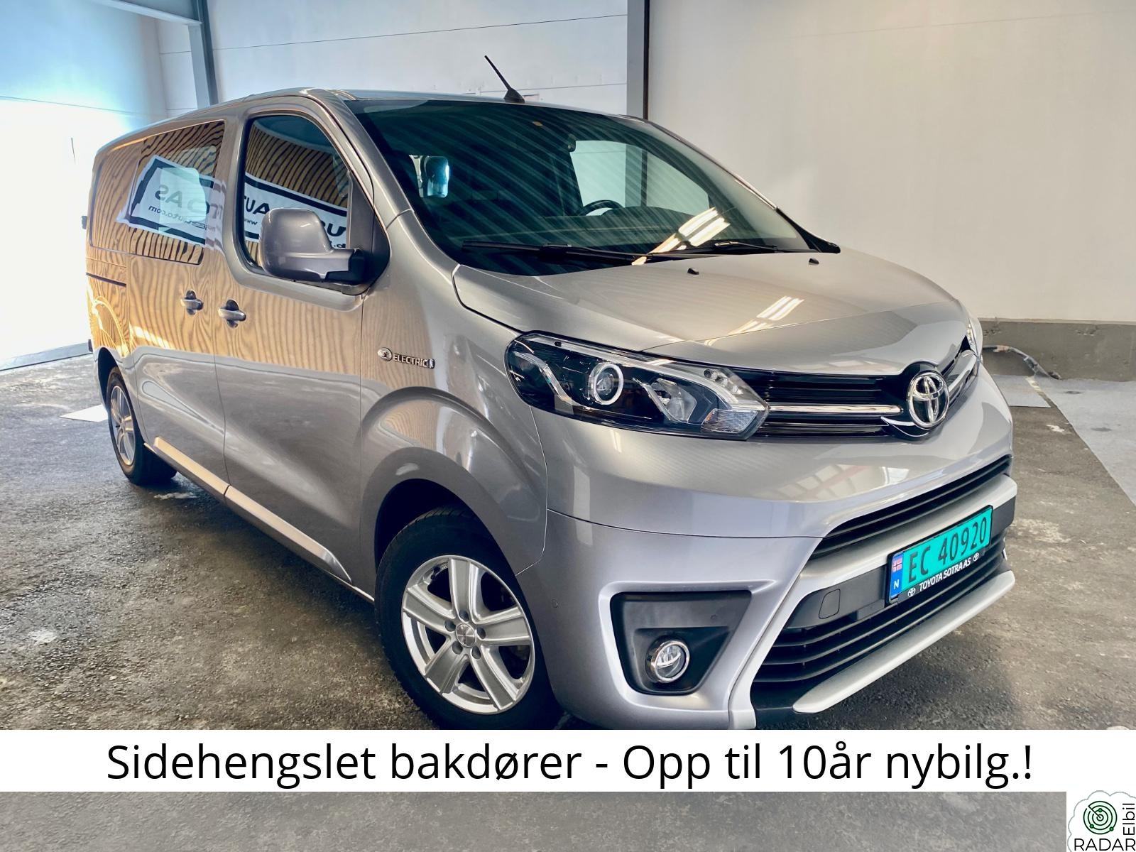 TOYOTA PROACE Electric 50kWh Comfort/Krok/Kamera/Se km/Blis/BT/Relax
