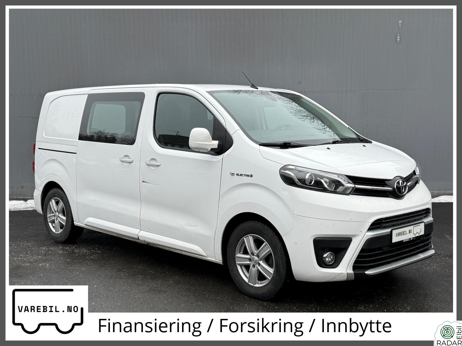 TOYOTA PROACE Electric 75 kWh 313 KM NYBILGARANTI ++