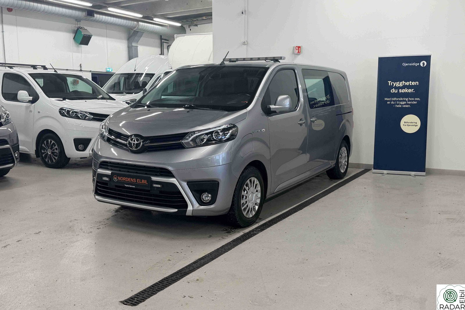TOYOTA PROACE 75kWh/L1-medium/10år-garanti/EU05.27/DAB/cruise