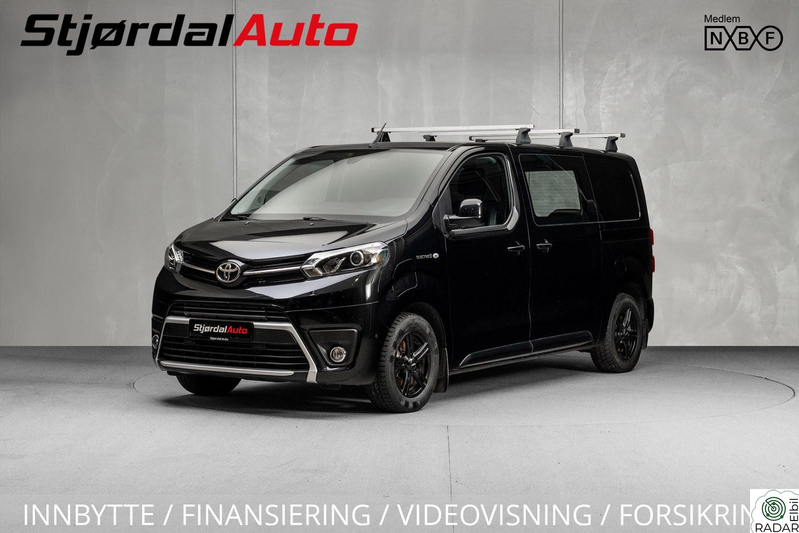 TOYOTA PROACE 75 kWt Comfort 313km WLTP - PRAKTISK ELEKTRISK VAREBIL!