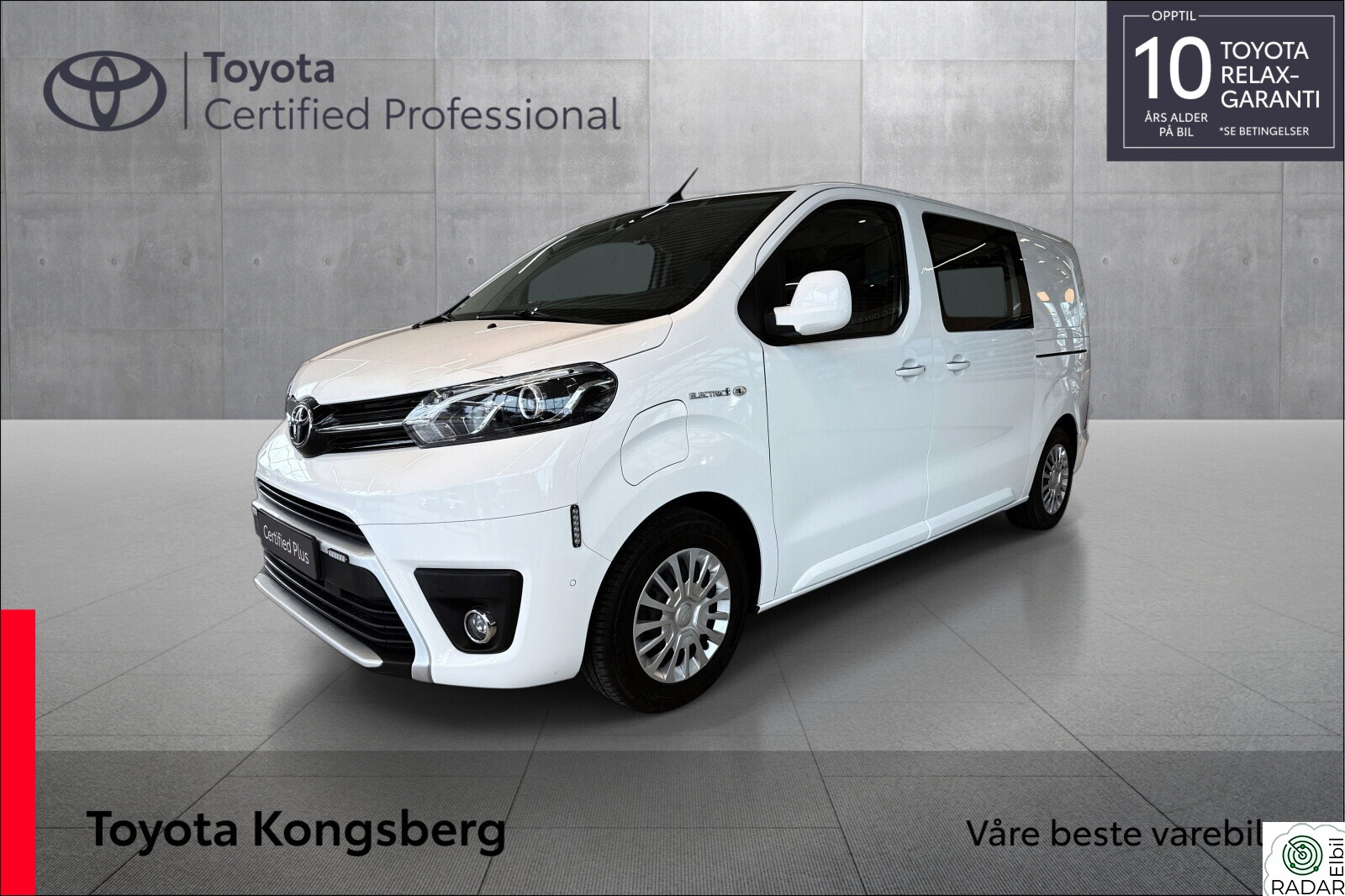 TOYOTA PROACE Electric 75kWt Comfort Fleet L1H1 H.FESTE