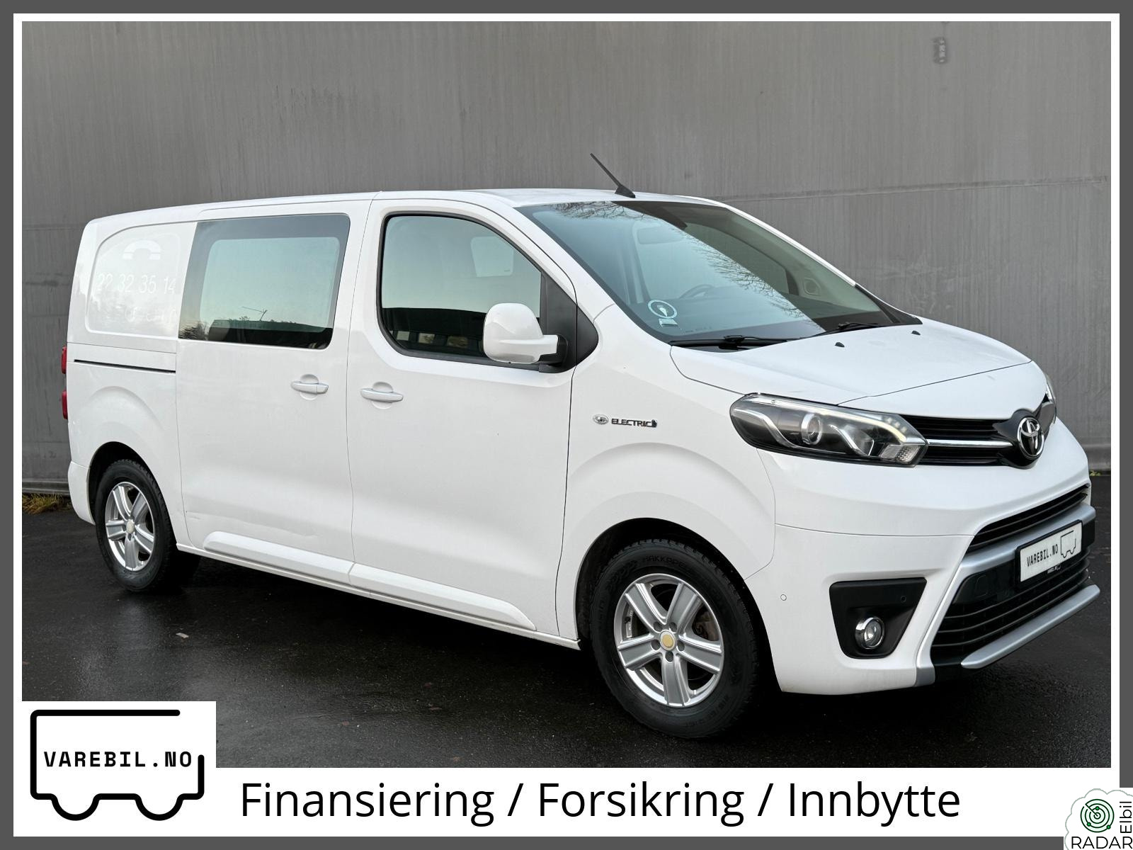 TOYOTA PROACE Electric 75 kWh 313 KM EUOK 2027 NY SERVICE