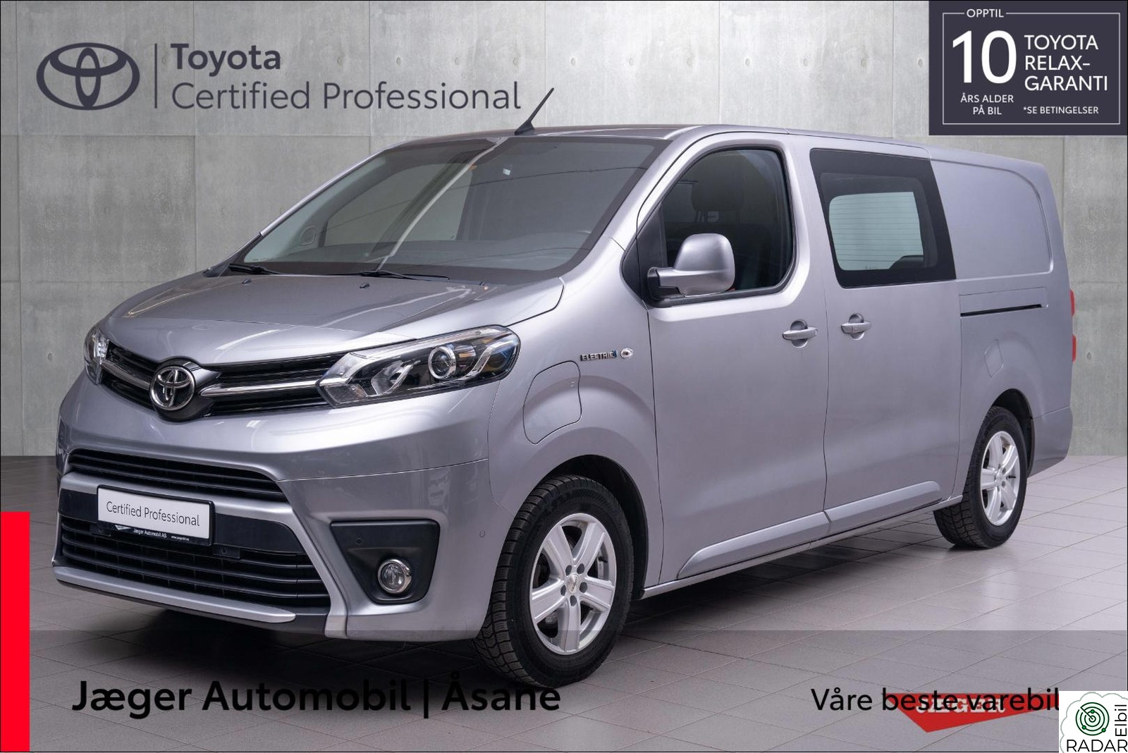 TOYOTA PROACE Electric 75kWt Comfort L2H1 THB