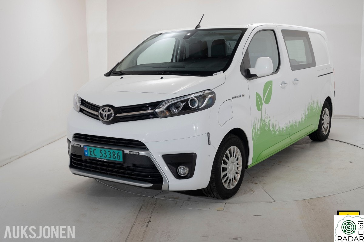 TOYOTA PROACE ELECTRIC 75 KWH L1 136 HK AUT HENGERFESTE NAVI KAMERA S