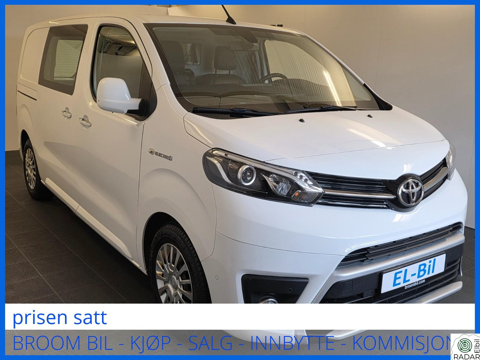 TOYOTA PROACE 136HK 75kWh LONG RANGE 313KM/KAM/KROK/NAVI/NYBILGARANTI