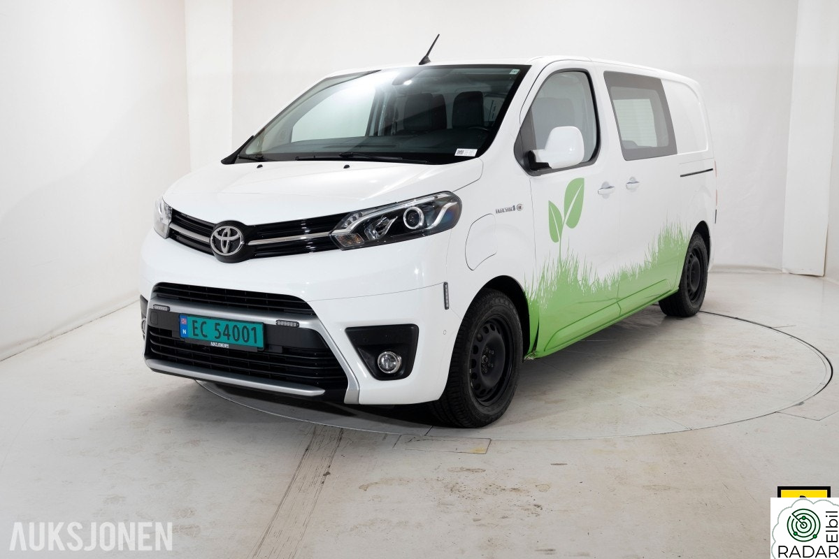 TOYOTA PROACE ELECTRIC 75 KWH 136 HK L1 AUT HENGERFESTE KAMERA INNRED