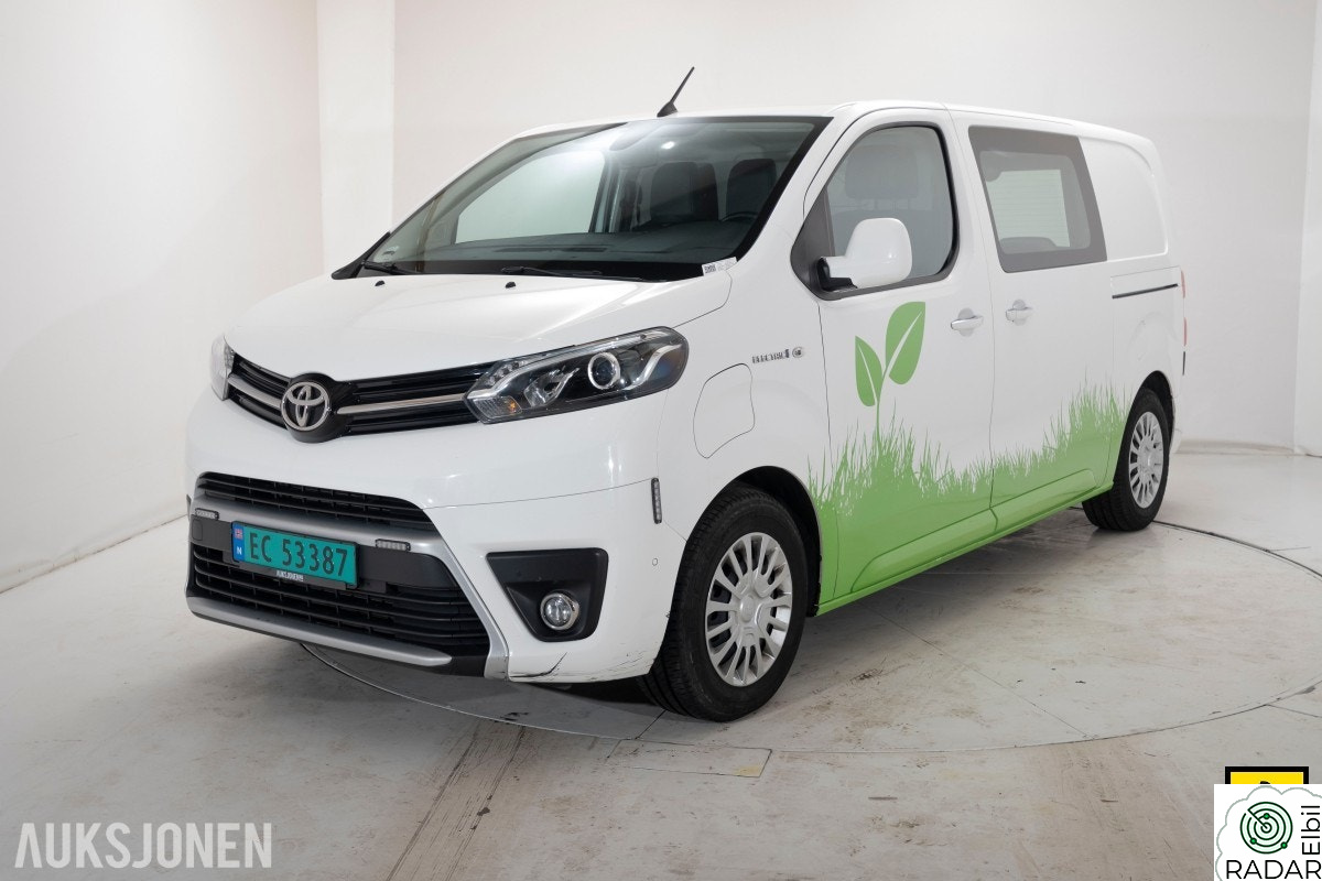 TOYOTA PROACE ELECTRIC 136 HK 75 KWH AUT HENGERFESTE KAMERA CRUISE NA