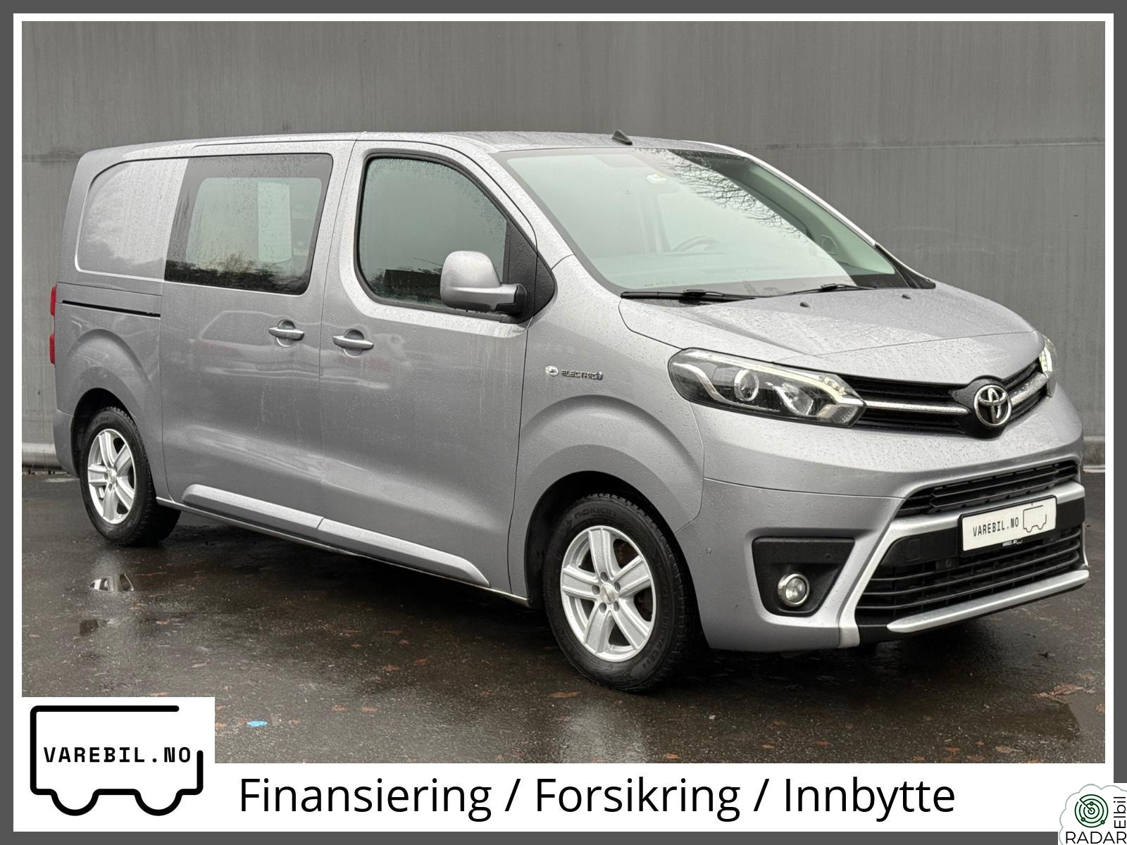 TOYOTA PROACE Electric 75 kWh 313 KM INNREDNING EUOK 2027 NY SERVICE