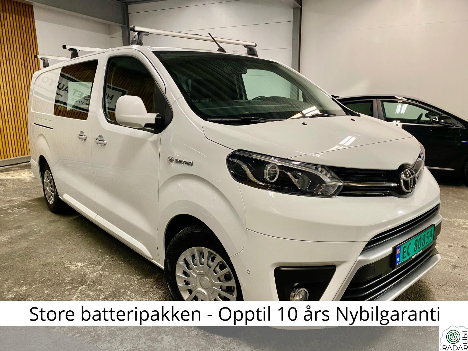 TOYOTA PROACE Electric 75kWh L2-Lang(L3)/Krok/Kamera/Takstativ/Blis++