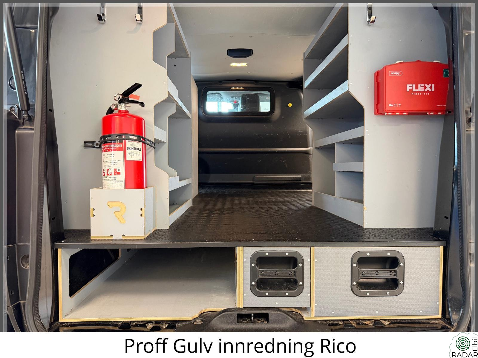 TOYOTA PROACE Electric 75kWh/RICO innredning/R.Kam/Skyvedør/Krok