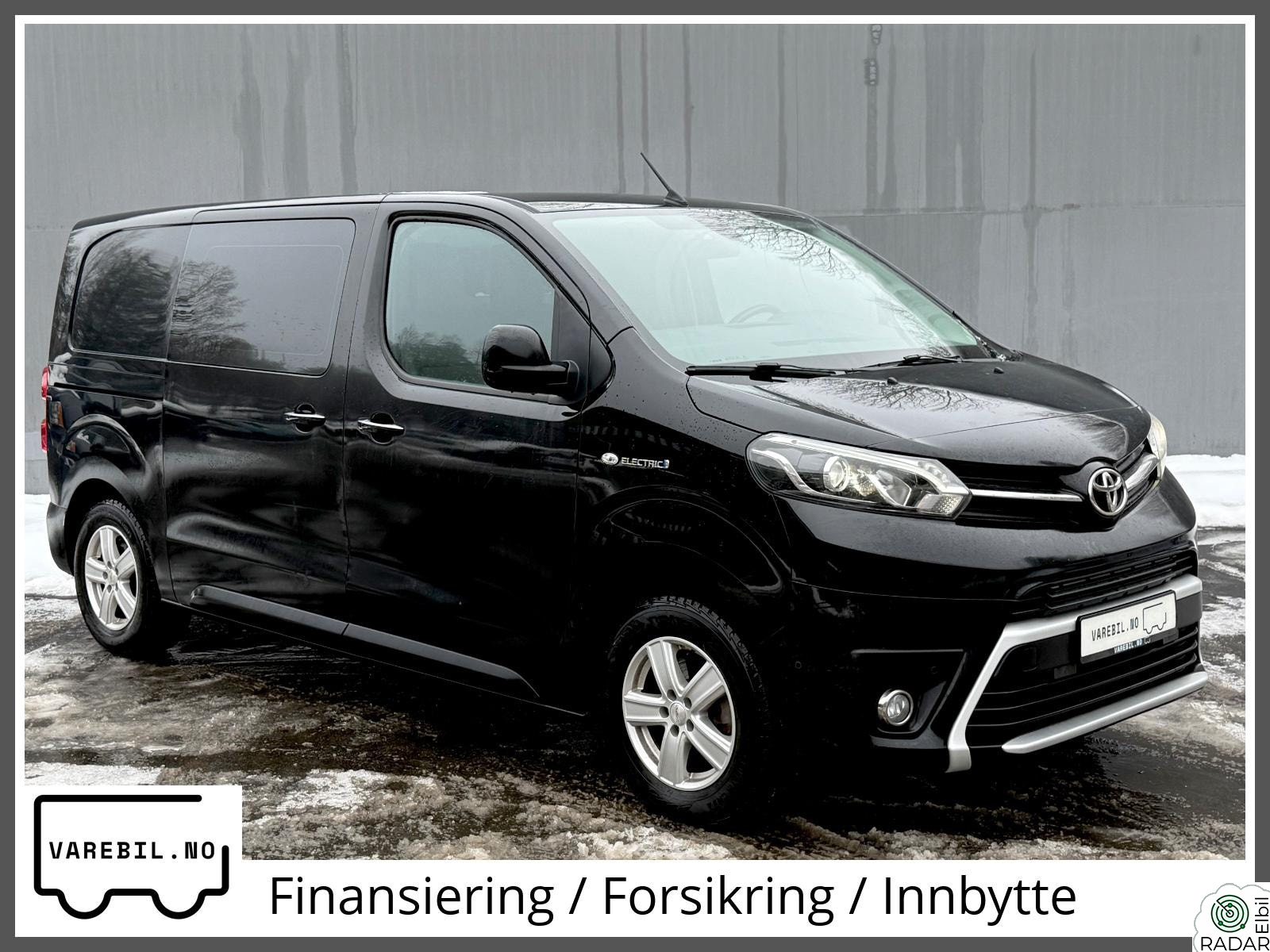 TOYOTA PROACE Electric 75 kWh 313 KM WLTP INNREDNING HENGERFESTE ++
