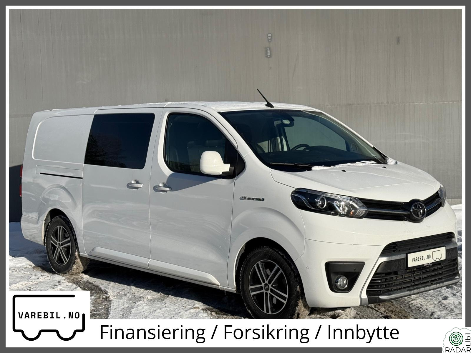 TOYOTA PROACE Electric Lang 75 kWt 310 KM WLTP EUOK 2027 NY SERVICE